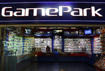 Освещение магазина видеоигр и приставок Game Park