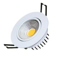 Cветодиодный точечный поворотный светильник FL-LED Consta B 7W Aluminium 2700K