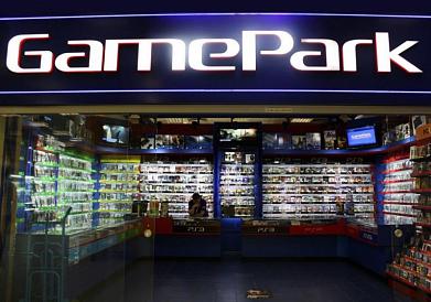 Освещение магазина видеоигр и приставок Game Park