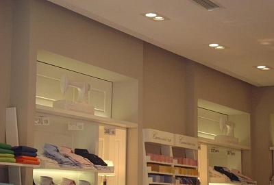 Освещение магазина Camicissima Outlet Village