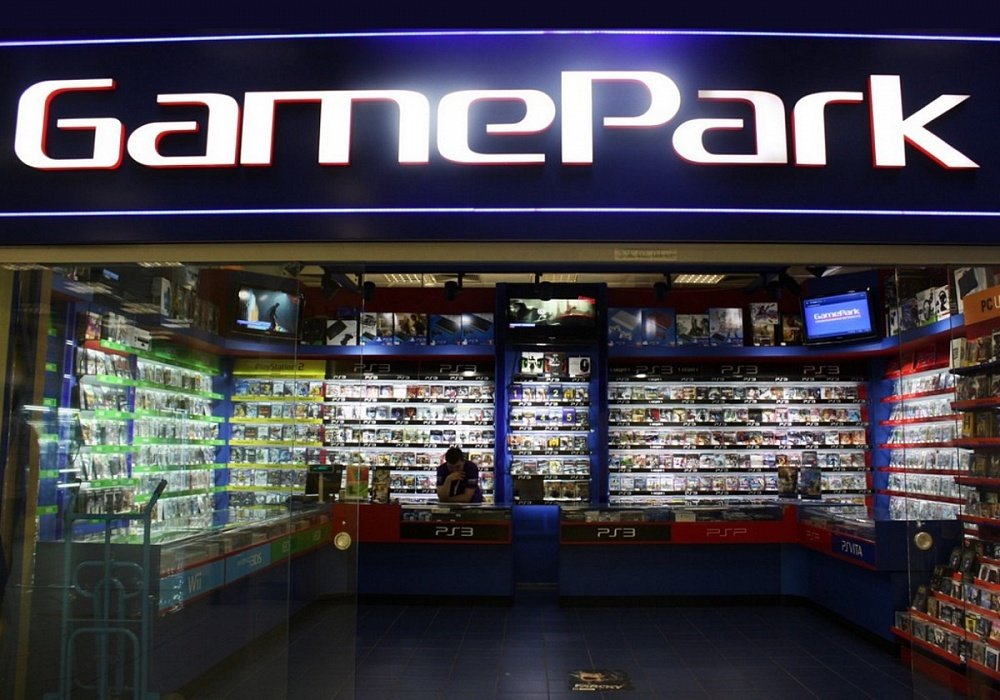 Освещение магазина видеоигр и приставок Game Park