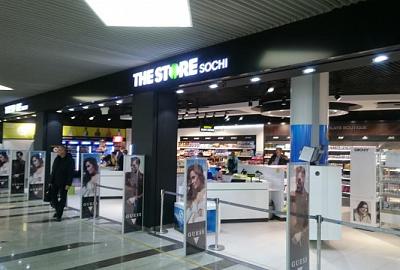 Освещение магазина беспошлинной торговли THE STORE Sochi 