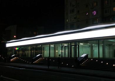 Оформление освещения для архитектурной подсветки ступеней